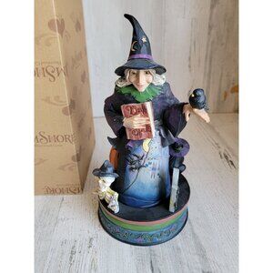 Jim Shore Ghostly, Ghastly‎ Greetings 4056593 Halloween witch figure